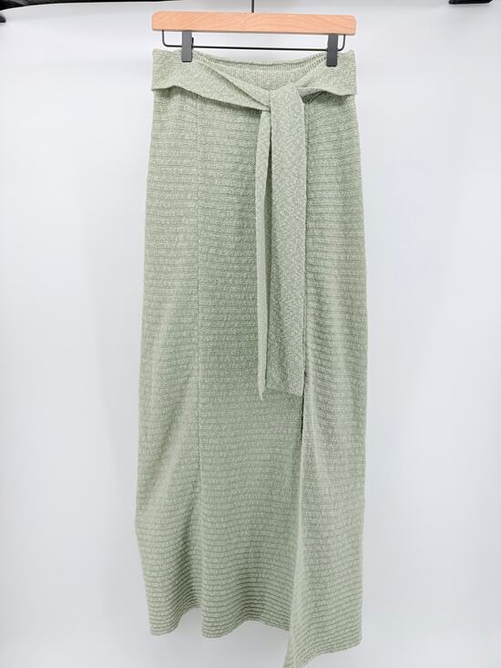 Free People Dresses & Skirts - Free People Claudia Ribbed Blanket Sweater Mint Green Maxi M Cozy Chic Boho